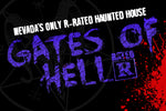 Freakling Brothers Horror Shows- $60.00 value for (1) FREAK PASS to CASTLE VAMPYRE, COVEN OF 13 & GATES OF HELL!  Open, Oct. 4-31, 2024 @ 8450 Spring Mountain Rd- Desert Breeze Park