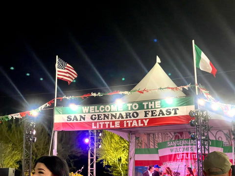 San Gennaro Feast Package: Exclusive offer includes (2) admissions and (2) Anthony’s Sausage Stand: APRIL 23rd-27th, 2025.